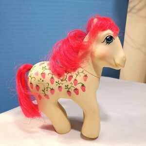 My Little Pony G1 Sugarberry Strawberry Twice as Fancy Ponies 1987 Hasbro MLP